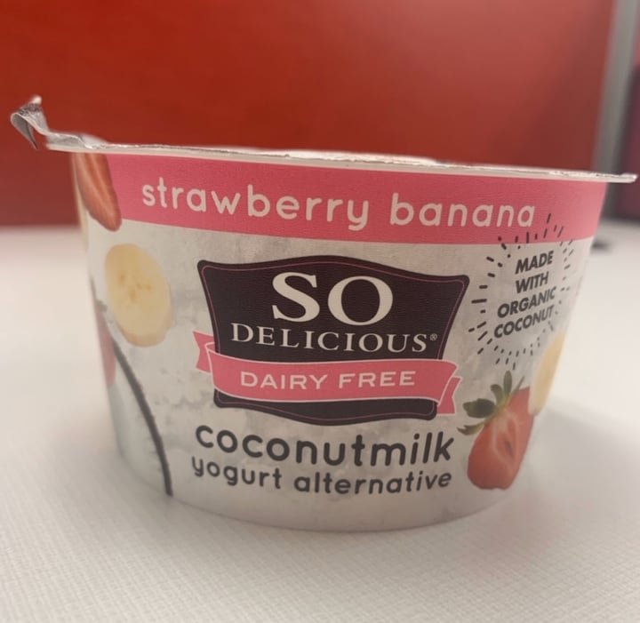 review photo of So Delicious Dairy Free Strawberry Banana Coconut Milk Yogurt Alternative shared by @stphsmth on 01 Apr 2020 - review