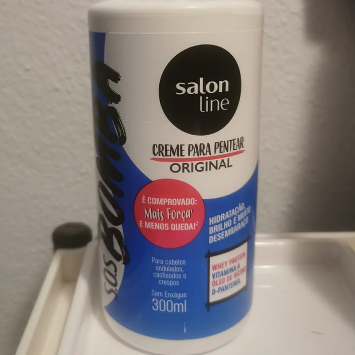 photo of Salon line SOS bomba creme para pentear shared by @ktmoliveira on  10 May 2022 - review