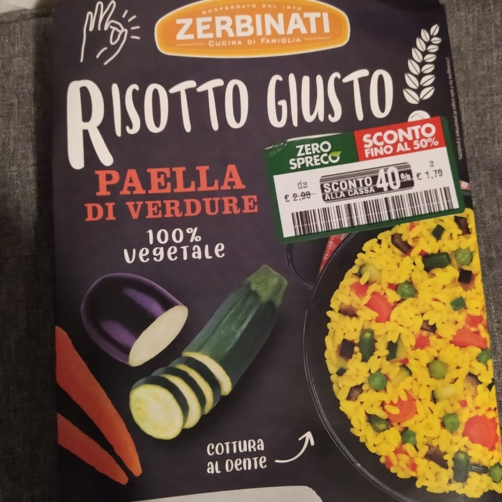 photo of Zerbinati Risotto giusto! Paella di verdure shared by @claudio87 on  20 Oct 2022 - review