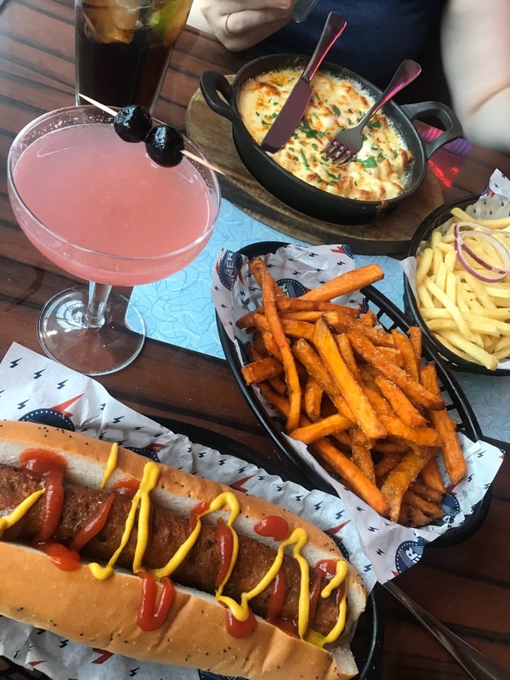 photo of The Diner Spitalfields The Big V Dog And Sweet Potato Fries shared by @kates on  18 Dec 2019 - review