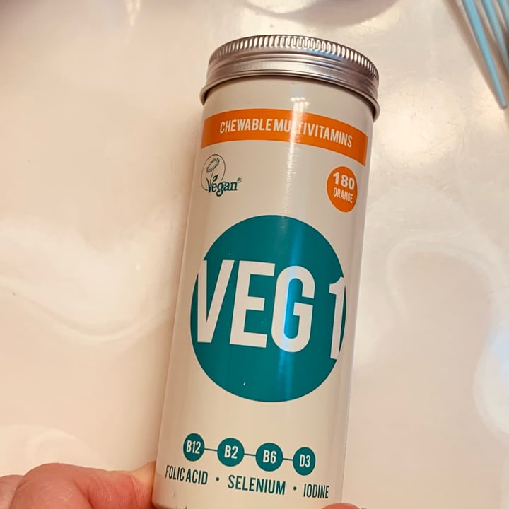 photo of Veg 1 Orange Flavor Chewable Multivitamin shared by @allhess on  31 Dec 2021 - review