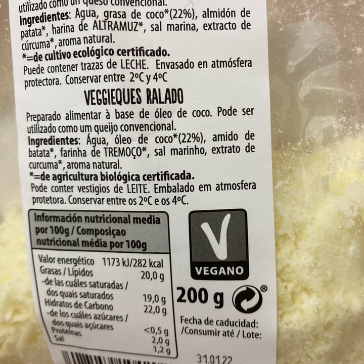 review photo of Natursoy Veggieques Rallado shared by @beatrizbcn on 25 Dec 2021 - review