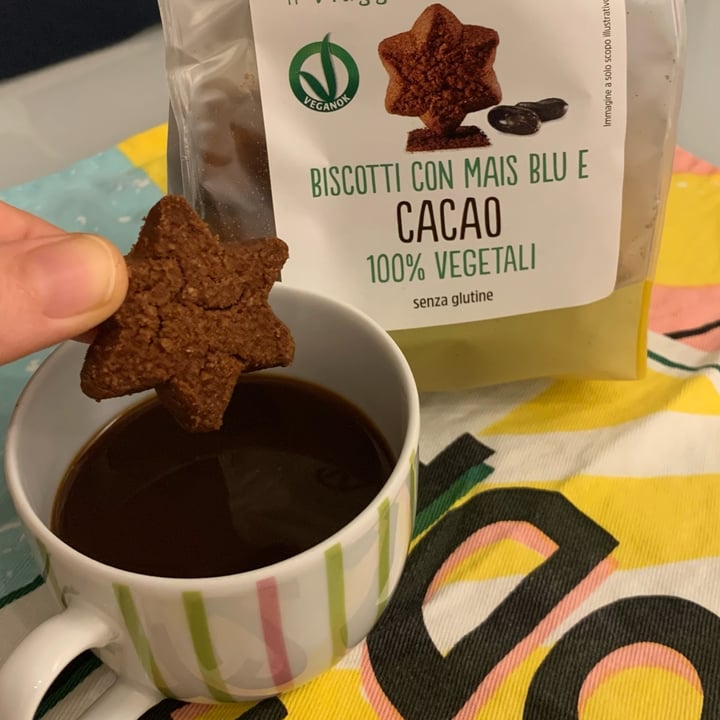 photo of Il Viaggiator Goloso Biscotti con mais blu e cacao shared by @vegzari on  20 Dec 2021 - review