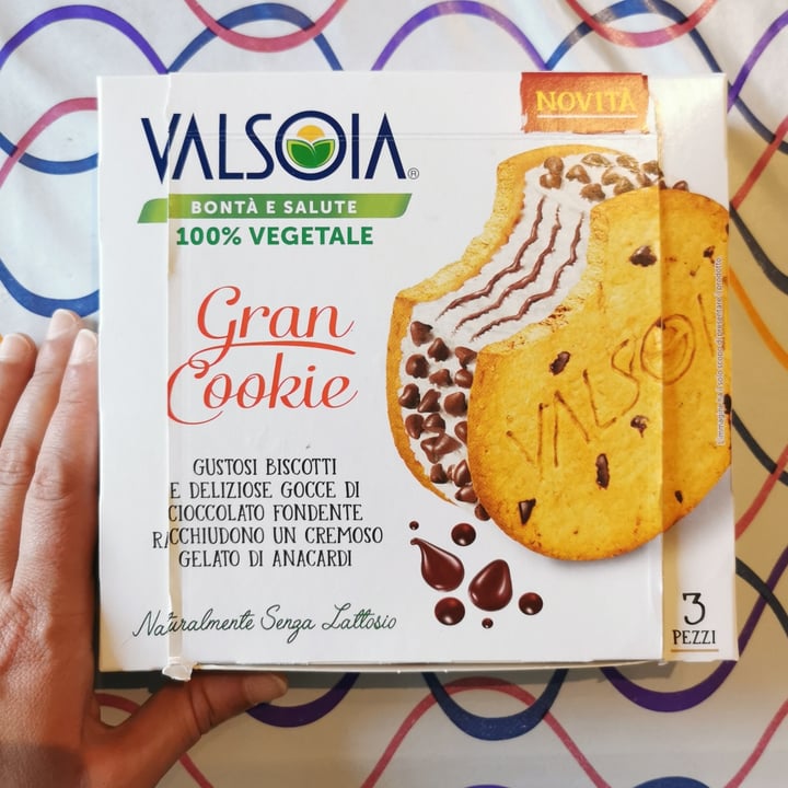 photo of Valsoia il Gelato Cookies with Cranberry & Hazelnut shared by @vegoloso on  09 Jun 2021 - review