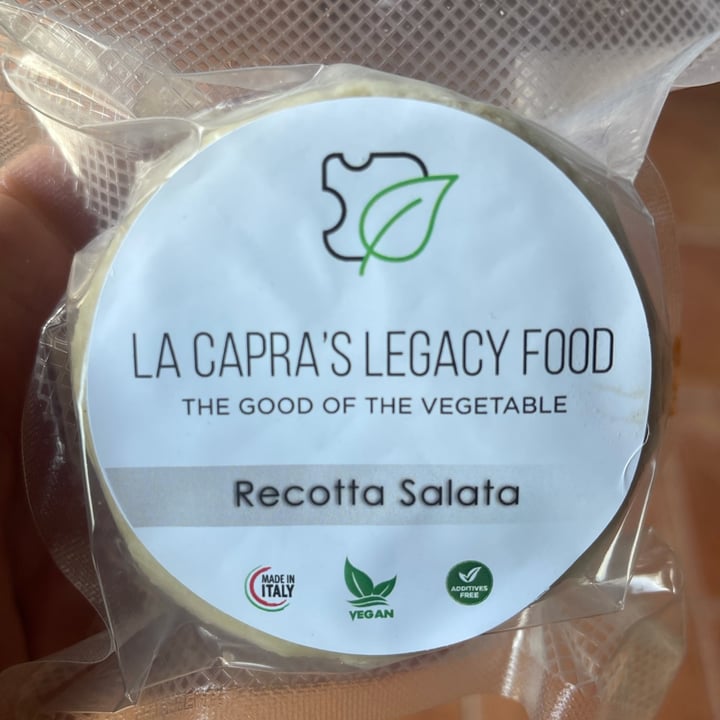 photo of La capra’s legacy food Recotta salata shared by @loveg on  17 Apr 2022 - review