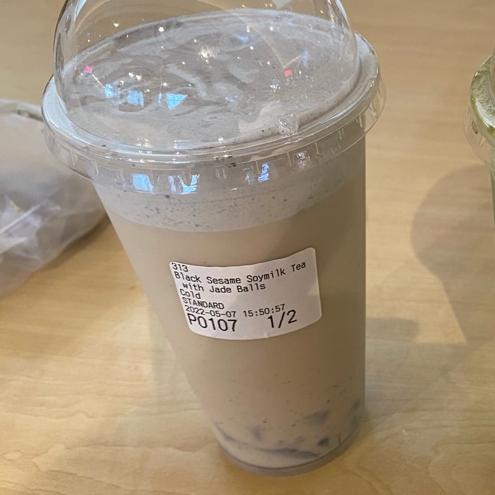 photo of Chinese Tofu Magician 半仙豆夫 313@Somerset Black Sesame Soymilk Tea w Jade Balls shared by @tabs on  29 May 2022 - review