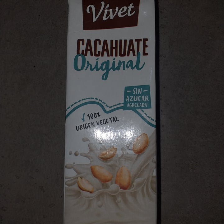 photo of Vívet Leche de Cacahuate sabor Original Sin Azúcar shared by @maramassone on  31 Oct 2021 - review