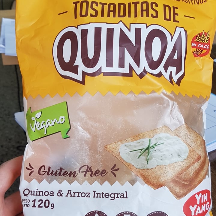 photo of Yin Yang Tostaditas de Quinoa shared by @samg on  08 Sep 2021 - review