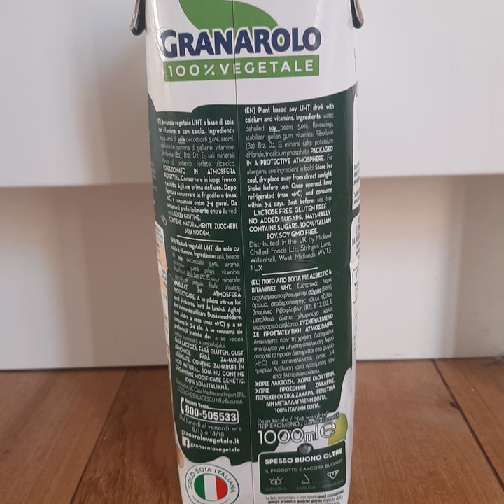 photo of Granarolo Soia Italiana Ad alto Contenuto Di Proteine Con Calcio E Vitamine shared by @caterinag on  07 Jul 2022 - review