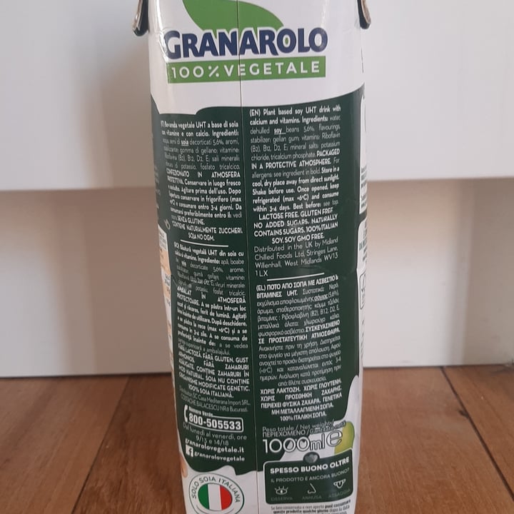photo of Granarolo Soia Italiana Ad alto Contenuto Di Proteine Con Calcio E Vitamine shared by @caterinag on  07 Jul 2022 - review