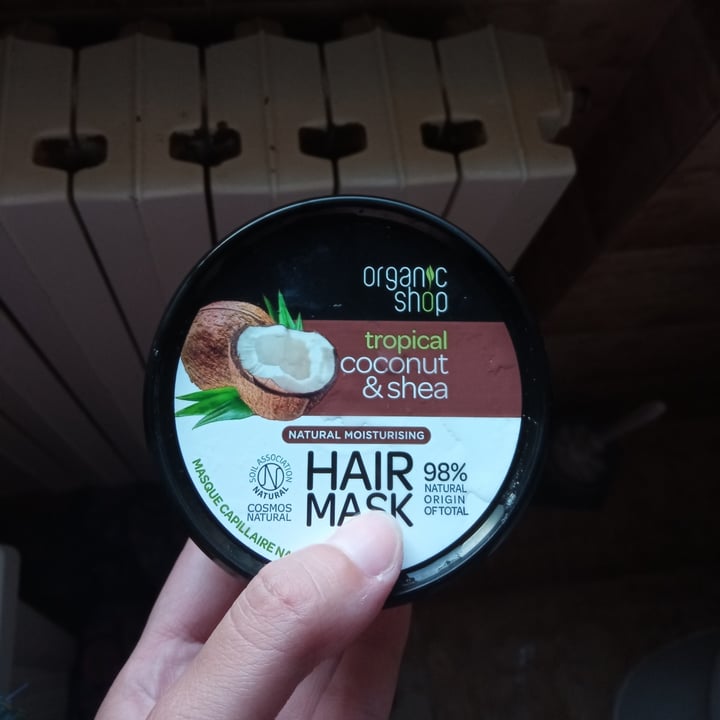 photo of Organic shop hair mask coconut & shea shared by @morganafregonese on  16 Aug 2022 - review