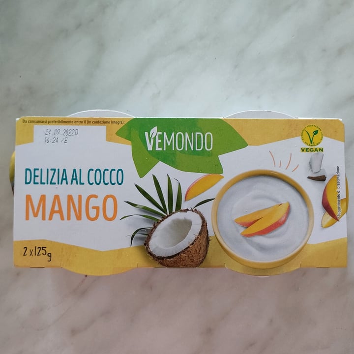 photo of Vemondo delizia al cocco Mango shared by @valentinavalentina on  08 Sep 2022 - review