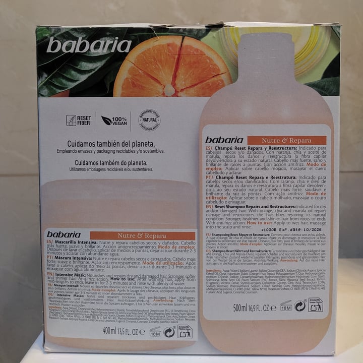 review photo of Babaria Champú reset shared by @ritapep on 17 Mar 2022 - review