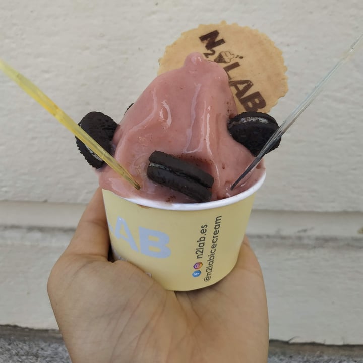 photo of N2 Lab Helado De Plátano Y Fresa shared by @irenedlh on  03 Oct 2021 - review