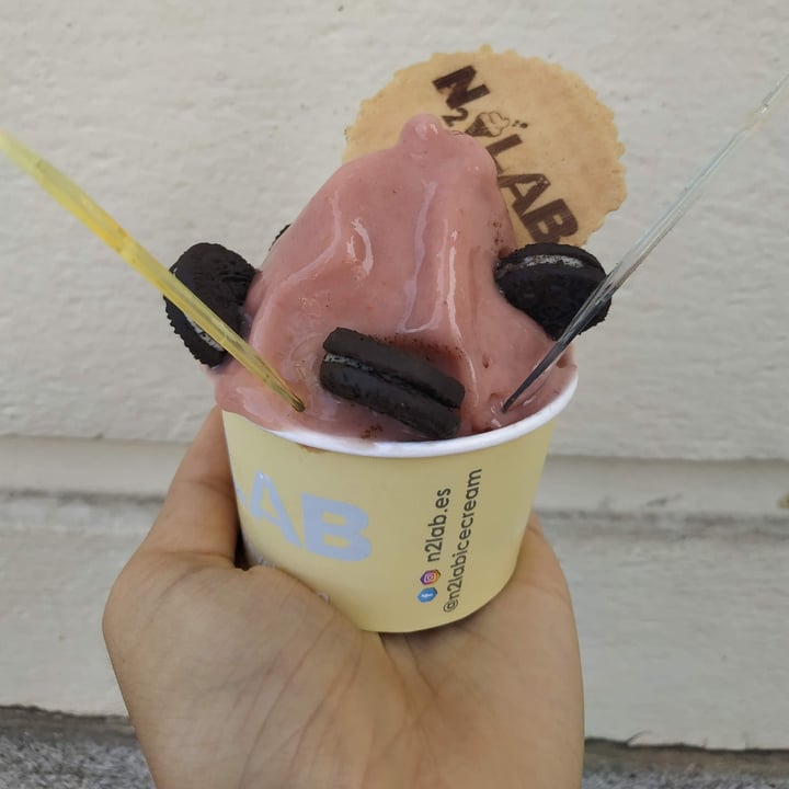 review photo of N2 Lab Helado De Plátano Y Fresa shared by @irenedlh on 03 Oct 2021 - review