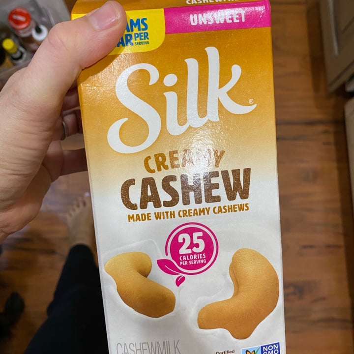 photo of Silk Cashew milk unsweetened shared by @amandalrsmith on  26 Jun 2021 - review