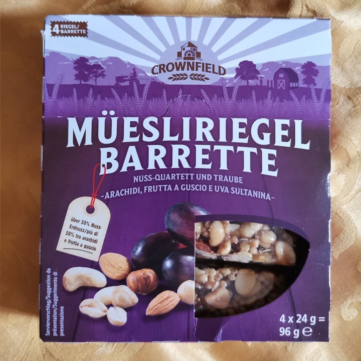review photo of Crownfield Barrette frutta a guscio e uva shared by @giuliagraziano on 16 Jun 2022 - review