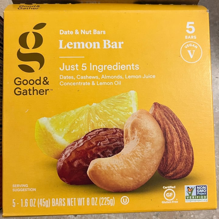 photo of Good & Gather Lemon Bar shared by @keeponveganon on  20 Apr 2022 - review