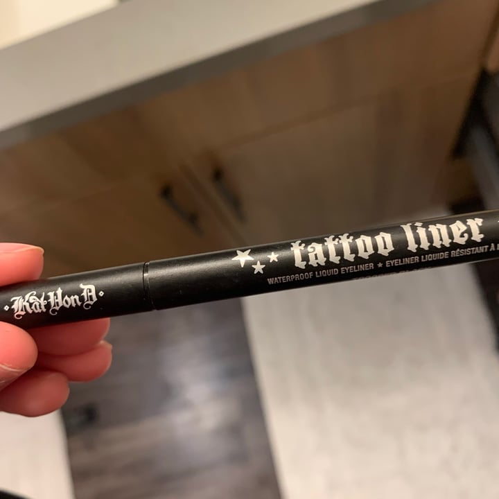 photo of Kat von D Tattoo liner- waterproof liquid eyeliner shared by @senatorjarjarbinks on  23 Jul 2021 - review