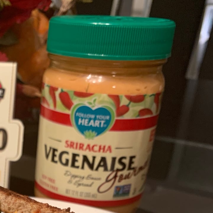 photo of Follow Your Heart Sriracha Vegenaise shared by @theveganswife on  07 Dec 2020 - review