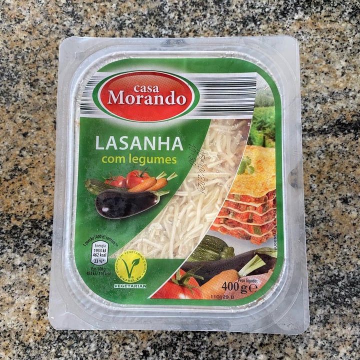 photo of Casa Morando lasanha com legumes shared by @armindanovo on  03 Jun 2022 - review