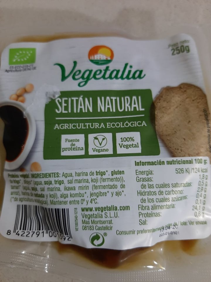 photo of Vegetalia Seitán Natural shared by @mini on  19 Feb 2020 - review