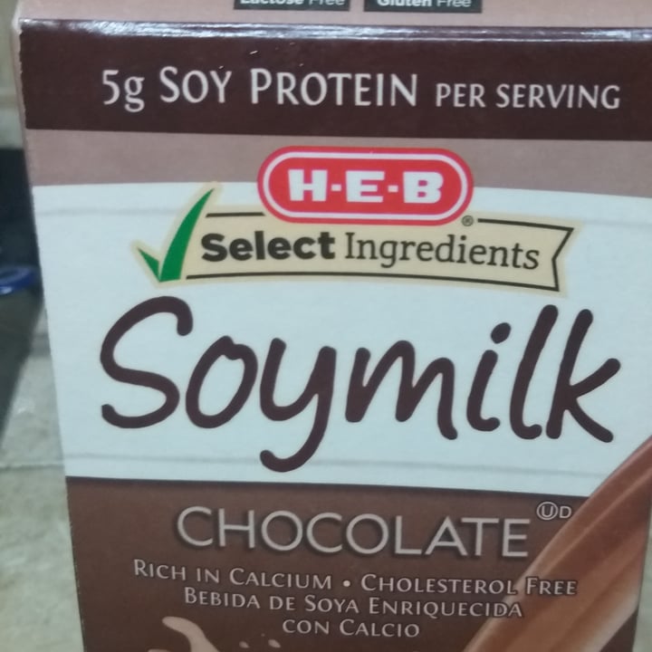 photo of H-E-B Soymilk Chocolate shared by @perlacarlos on  13 Oct 2020 - review