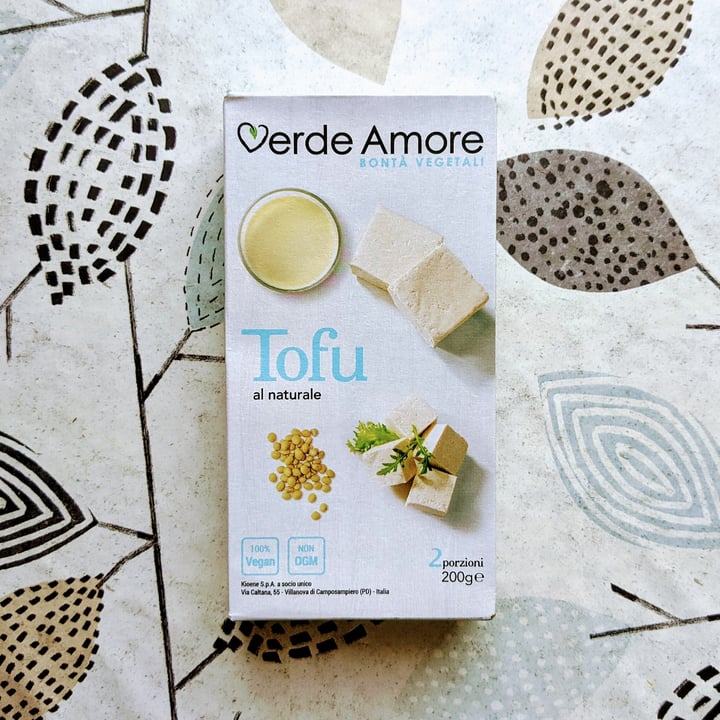 photo of Verde Amore Tofu al naturale shared by @davide on  12 Oct 2021 - review
