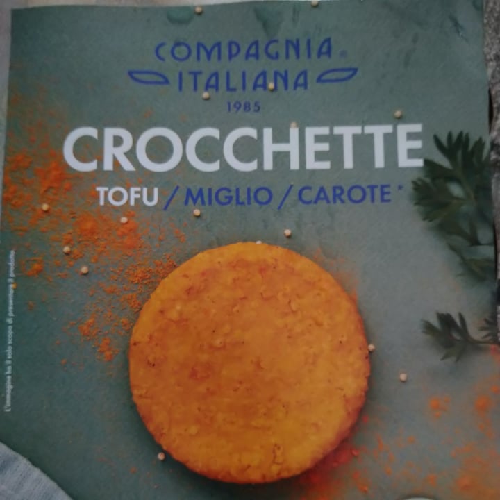 photo of Compagnia Italiana Crocchette tofu miglio carote shared by @walkabout-veg on  30 Dec 2021 - review