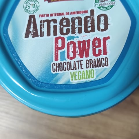amendo power chocolate branco vegano