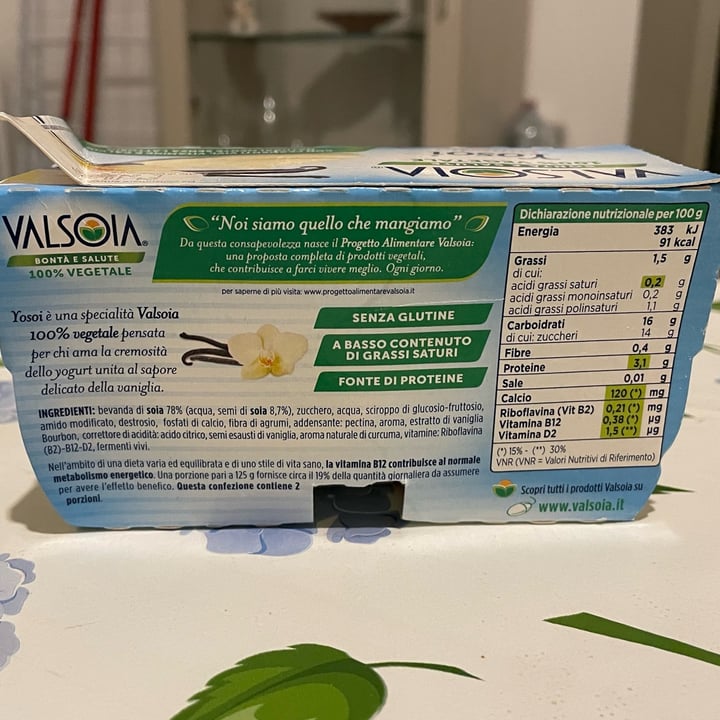 photo of Valsoia Yogurt alla vaniglia shared by @akob98 on  13 Oct 2022 - review