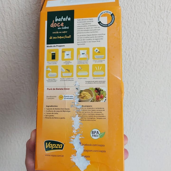 review photo of Vapza Batata Doce em Cubos shared by @deborahdrocha on 02 Jul 2022 - review