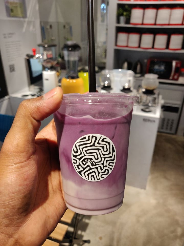 photo of Kebun Specialty Tea Bar Violet Sweet Potato Latte shared by @hownowbrownkow on  20 Mar 2019 - review