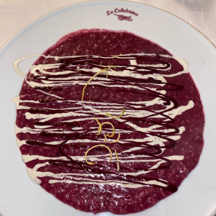 photo of La Colubrina Risotto ai mirtilli mantecato con formaggio fermentato shared by @theredhead on  04 Oct 2022 - review