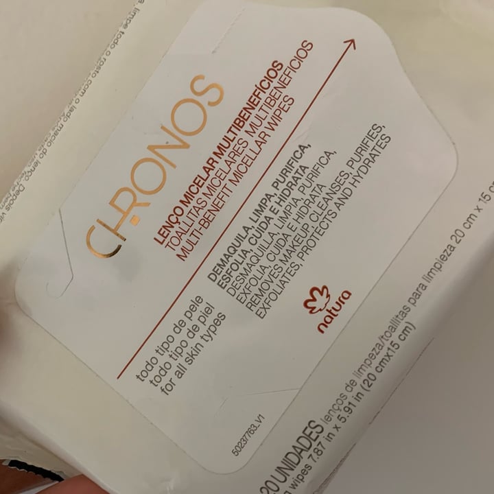 review photo of Natura Lenço umedecido shared by @smarinho on 19 Apr 2022 - review