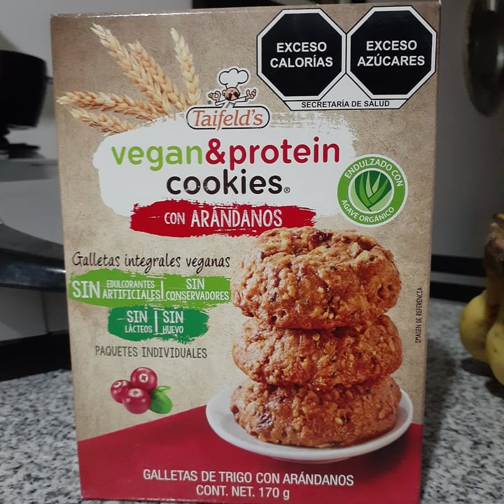 photo of Taifeld’s Vegan & Protein Cookies con Arándanos shared by @michhr on  06 Dec 2021 - review