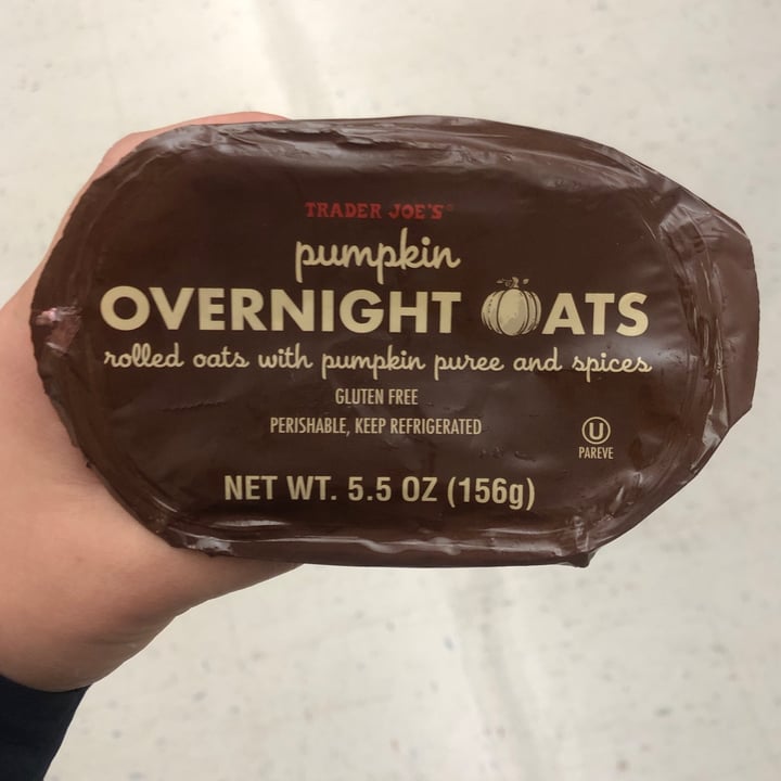 photo of Trader Joe's Pumpkin Overnight Oats shared by @jennyyy7 on  04 Oct 2021 - review