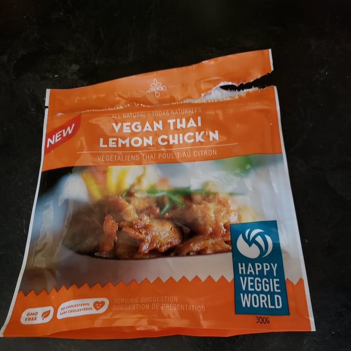 photo of Happy Veggie World Vegan Thai Lemon Chick’n shared by @sameekinz on  15 Jul 2020 - review