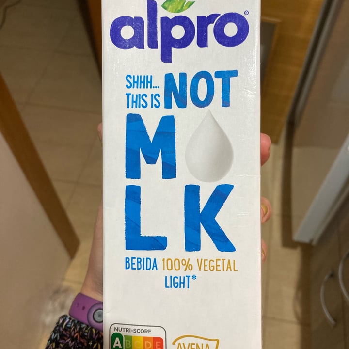 photo of Alpro this is not milk light shared by @marujis on  06 Dec 2022 - review