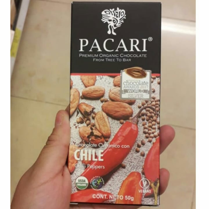 photo of Paccari Chocolate Orgánico con Chile shared by @daniigri on  26 Oct 2020 - review