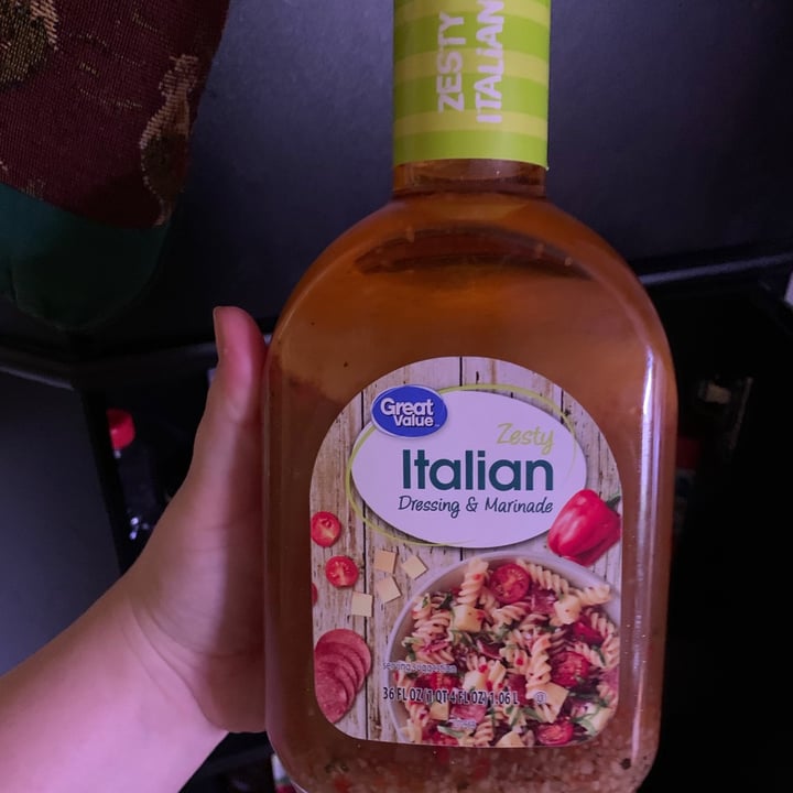review photo of Great Value Italian Dressing shared by @veggievikki3 on 25 Aug 2021 - review