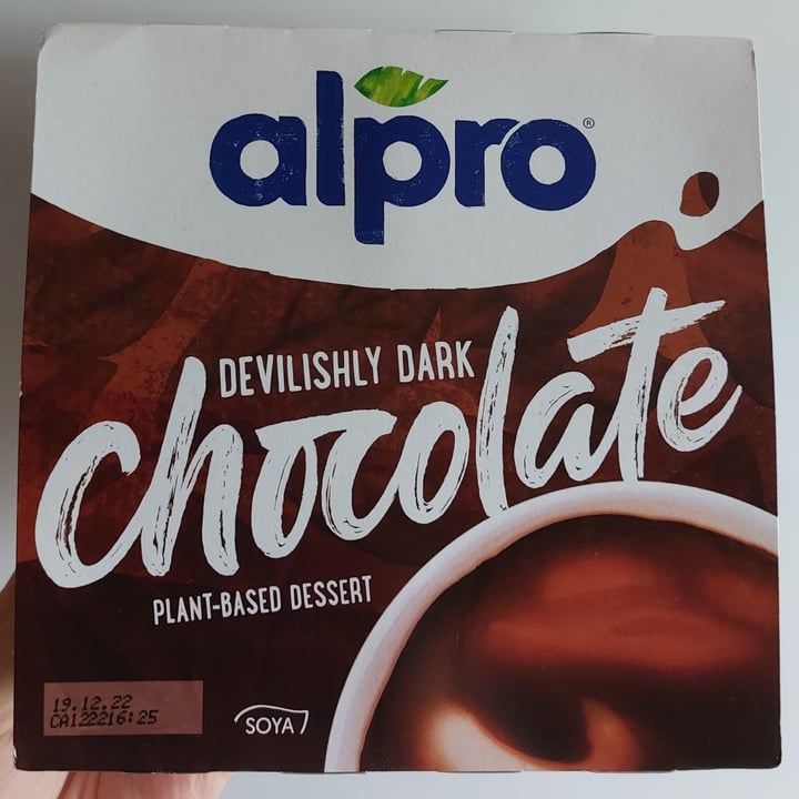 review photo of Alpro Devilishly Dark Chocolate Plant-based Dessert shared by @capybara on 01 Jun 2022 - review