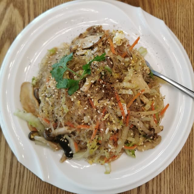 Photo of the dish “Fried Vermicelli With Assorted Mushrooms”
