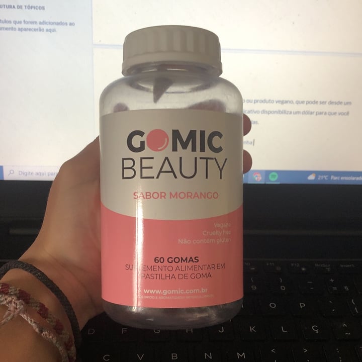 review photo of gomic beauty suplemento alimentar em goma shared by @amandaprapqp on 24 Jun 2022 - review