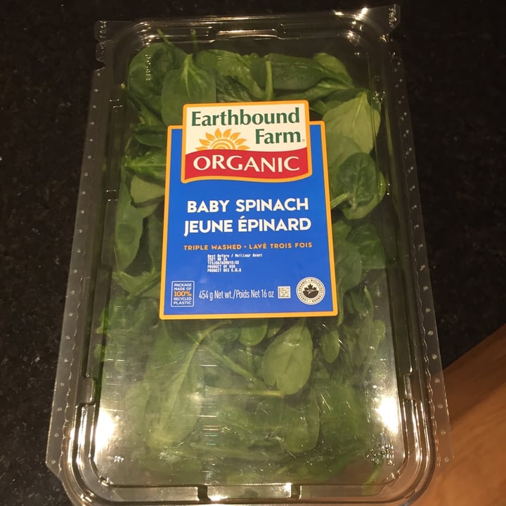 photo of Earthbound Farm Organic Organic baby spinach shared by @malarky on  19 Mar 2021 - review