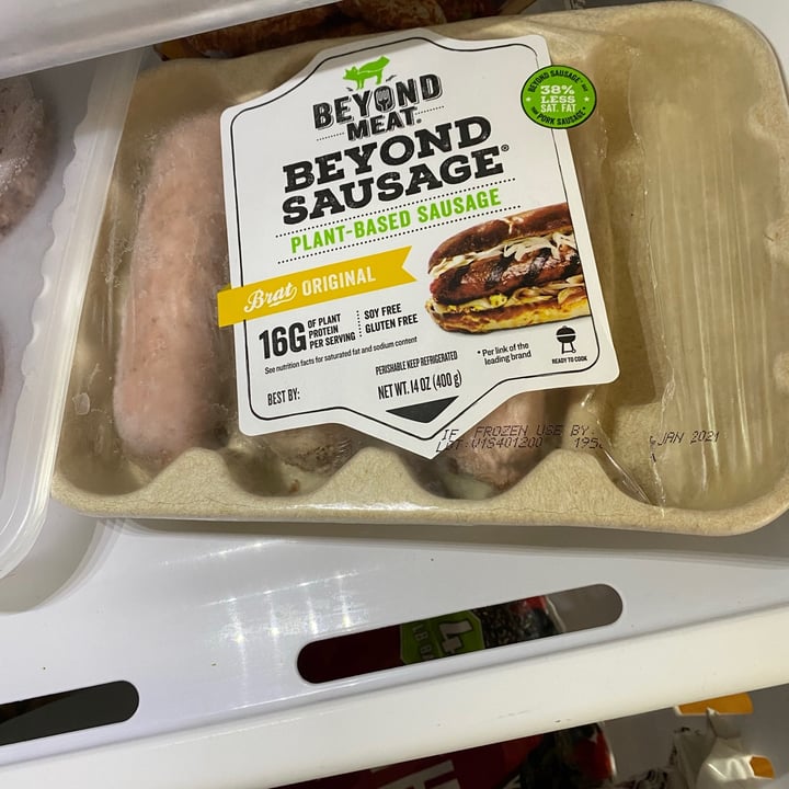 photo of Beyond Meat Beyond Sausage Brat Original  shared by @veggie1995 on  16 Aug 2020 - review