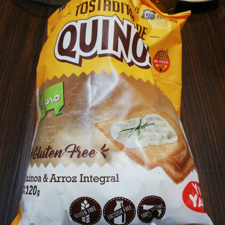 photo of Yin Yang Tostaditas de Quinoa shared by @garolaagustina on  09 Jun 2021 - review