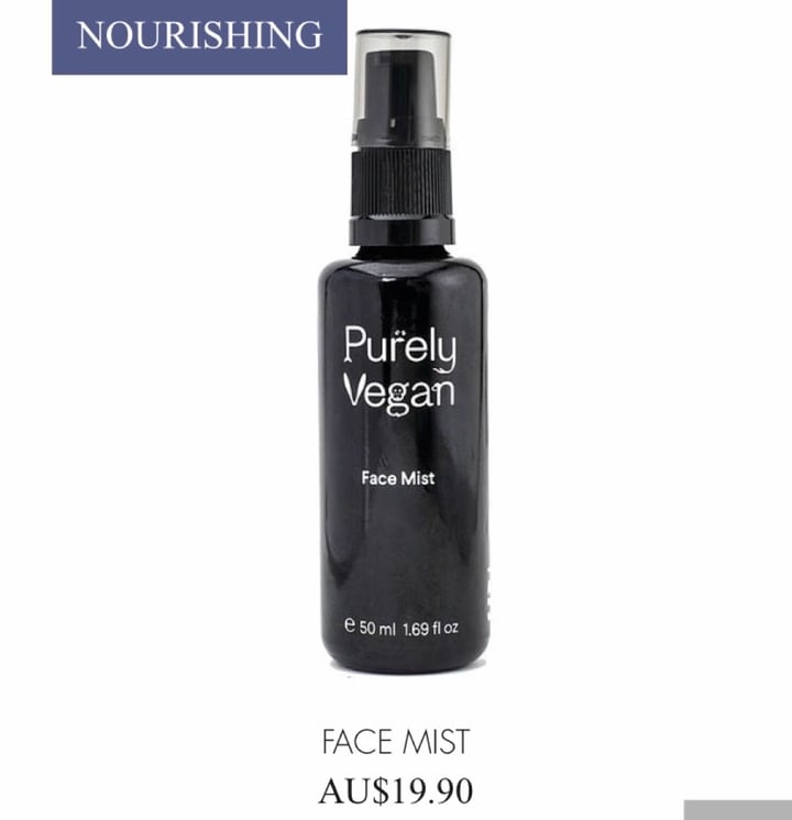photo of Purely Vegan Face Mist shared by @purelyvegan on  16 Apr 2020 - review