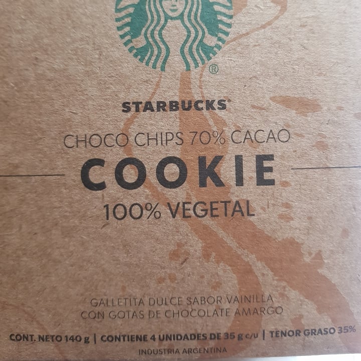 review photo of Starbucks COOKIE Choco Chips 70% Cacao shared by @eugearman on 26 Aug 2022 - review