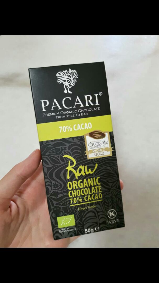photo of Paccari Pacari Raw Organic Chocolate 70% Cacao shared by @liberationbby on  01 Aug 2019 - review